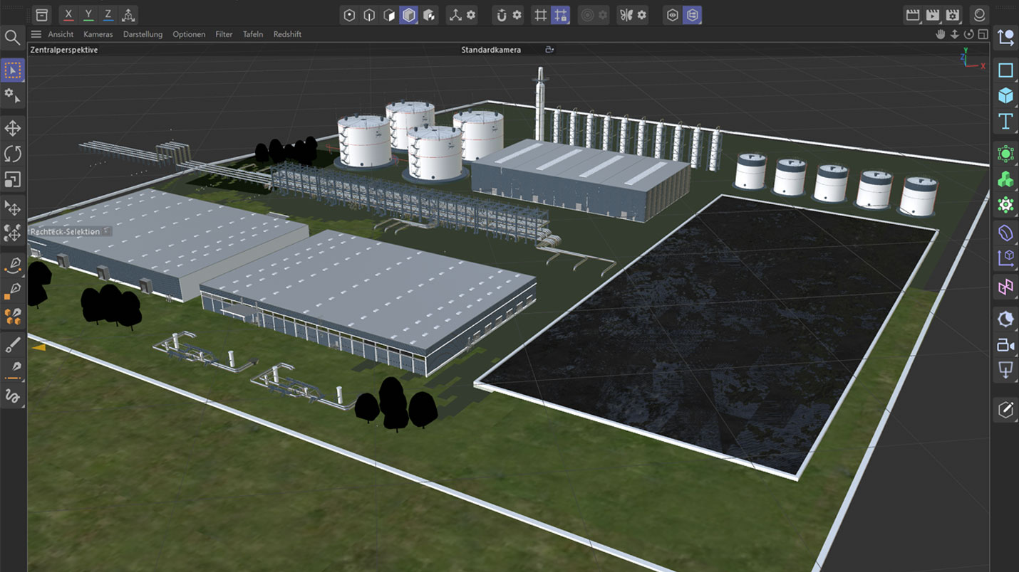 3D Modell für den Realfilm